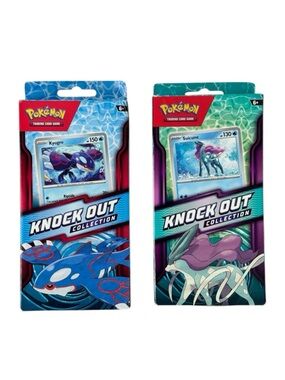Pokemon TCG Knock Out Collection Bundle Kyogre & Suicune Sealed Packs Lot New